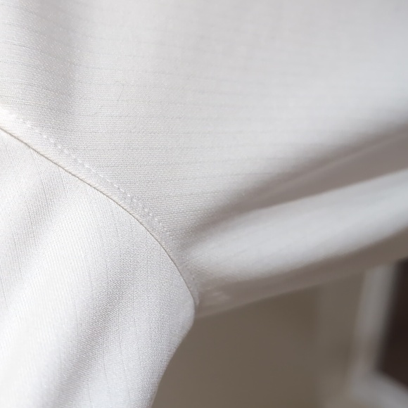 💵2/$10Bundle and Save💵John Henry|White Short Sleeved T-shirt Textured Stripes - Picture 5 of 14